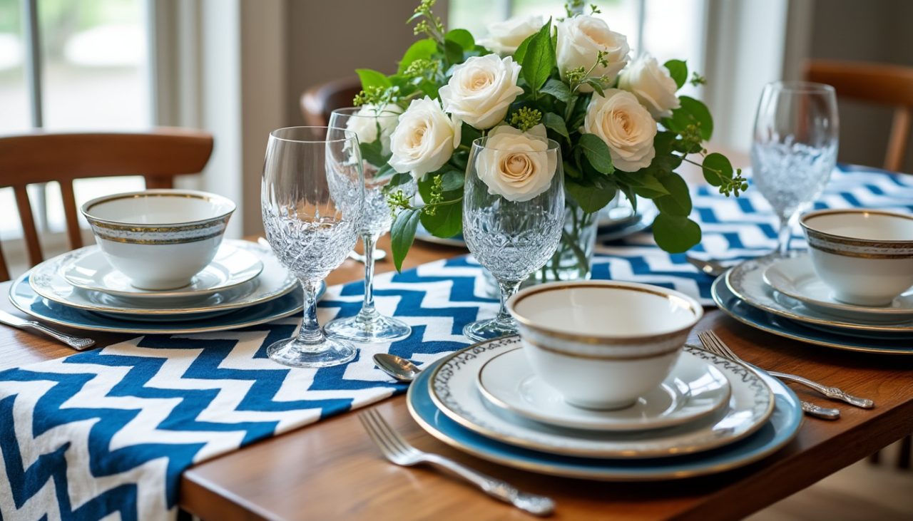 You are currently viewing Chemin de table chevron : Une tendance élégante pour vos tables