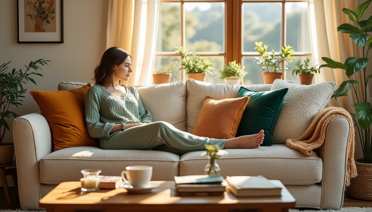 Lire la suite à propos de l’article Comment adopter la meilleure position assise sur votre canapé pour plus de confort ?