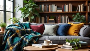 Lire la suite à propos de l’article Comment mettre en valeur un plaid sur votre canapé ?