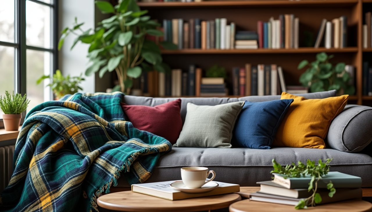 Lire la suite à propos de l’article Comment mettre en valeur un plaid sur votre canapé ?