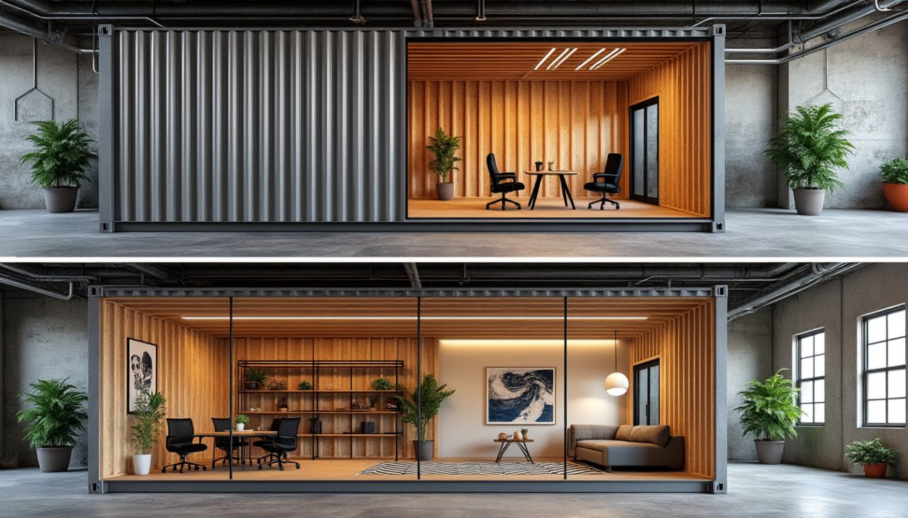 You are currently viewing Aménagement de container bureau : Les étapes clés pour un espace de travail optimal