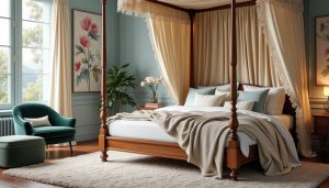 Lire la suite à propos de l’article Comment fabriquer un ciel de lit élégant pour une chambre confortable