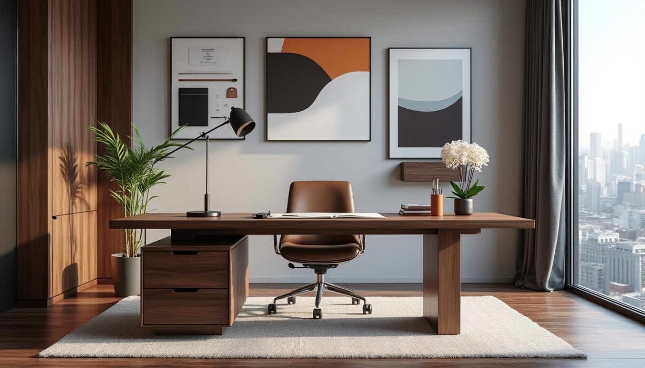 Lire la suite à propos de l’article Comment relooker efficacement un bureau en bois pour moderniser votre espace de travail