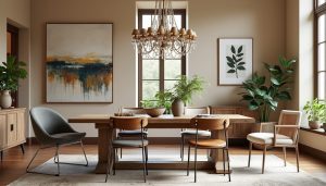 Lire la suite à propos de l’article Comment relooker une salle à manger rustique avec style