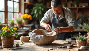 Lire la suite à propos de l’article Fabriquer des pots de fleurs en bois flotté : techniques et astuces