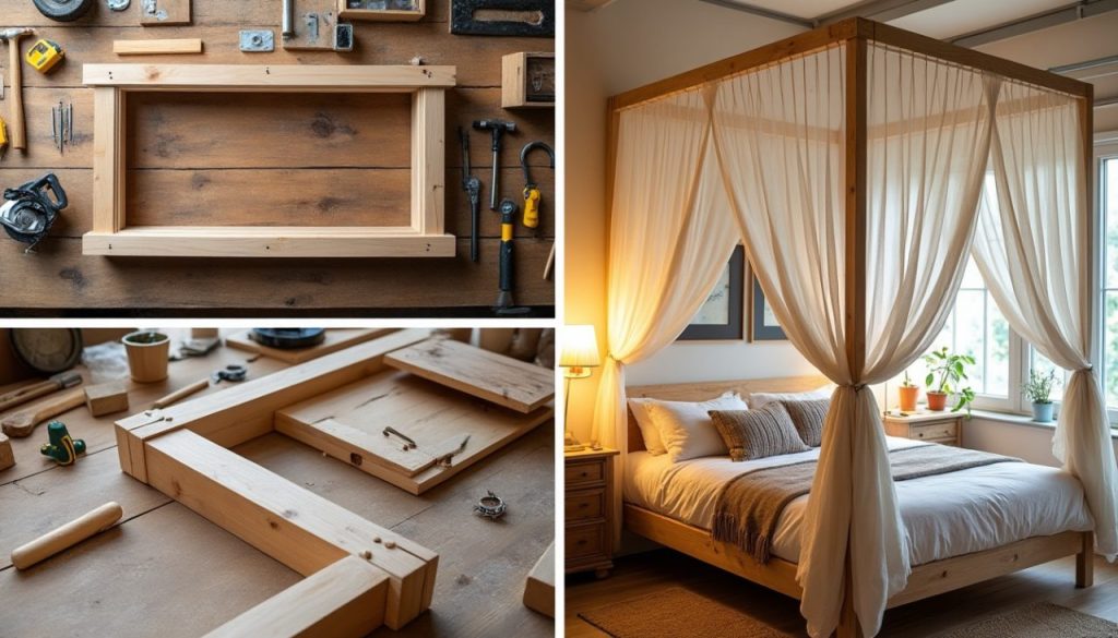 découvrez comment fabriquer un lit baldaquin fait maison avec notre guide détaillé. suivez nos étapes claires et astuces pratiques pour créer un meuble élégant qui transformera votre chambre en un espace de rêve.