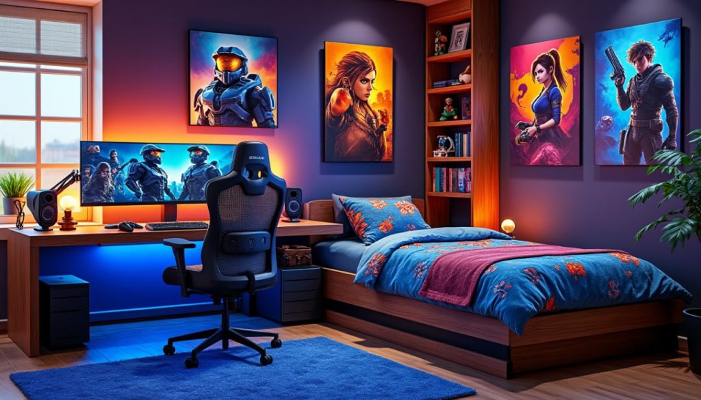 découvrez des idées créatives pour transformer la chambre de votre adolescent en un véritable sanctuaire de gamer. découvrez des astuces de décoration, des meubles adaptés et des solutions d'éclairage pour créer un espace à la fois confortable et fonctionnel, idéal pour le jeu et la détente.