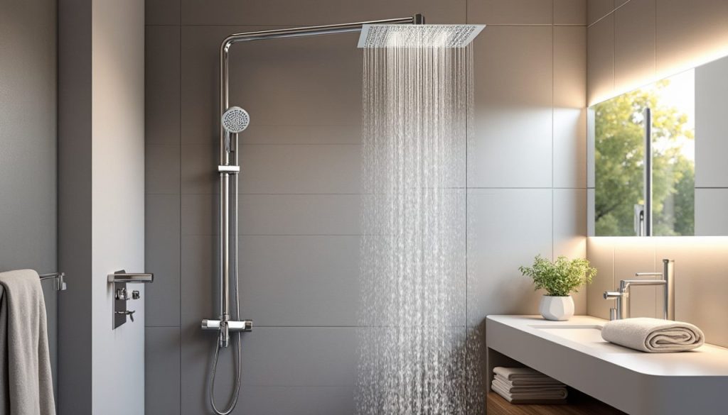 découvrez la colonne de douche hydromassante hansgrohe, l'alliance parfaite entre confort et design. offrez-vous un moment de bien-être quotidien grâce à ses jets relaxants et son design élégant, transformant votre douche en une véritable expérience spa.