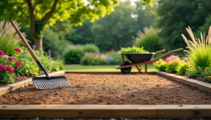 Lire la suite à propos de l’article Applanir son jardin : Techniques et conseils efficaces pour un terrain nivelé