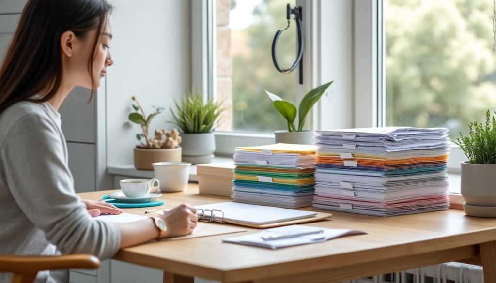 découvrez comment appliquer la méthode marie kondo pour organiser vos papiers administratifs de manière efficace et harmonieuse. apprenez à trier, conserver et simplifier votre espace de travail tout en réduisant le stress lié à la paperasse.