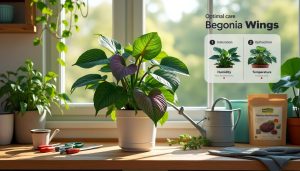 Lire la suite à propos de l’article Entretien optimal du Bégonia Wings : astuces et conseils pratiques