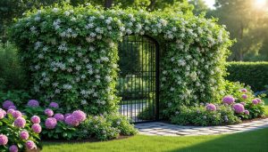 Lire la suite à propos de l’article Jasmin étoilé brise-vue : une solution élégante pour protéger votre jardin