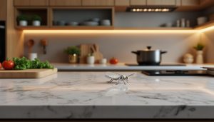 Lire la suite à propos de l’article Petit insecte blanc en cuisine : comment l’identifier et s’en débarrasser