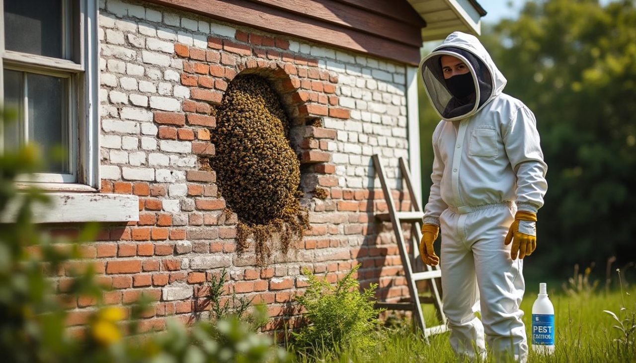 You are currently viewing Que faire en cas de nid de bourdon dans un mur ?