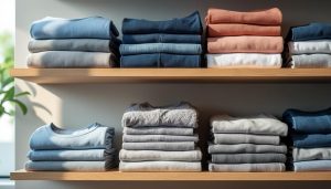 Lire la suite à propos de l’article Techniques de pliage de vêtements efficaces pour un rangement optimal