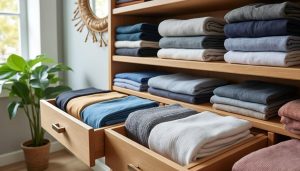 Lire la suite à propos de l’article Techniques de pliage des vêtements selon Marie Kondo : optimiser son rangement