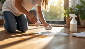 Lire la suite à propos de l’article Nettoyer votre parquet flottant avec du bicarbonate : méthode efficace et naturelle