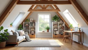 Lire la suite à propos de l’article Aménager des combles de fermette : astuces pour optimiser l’espace