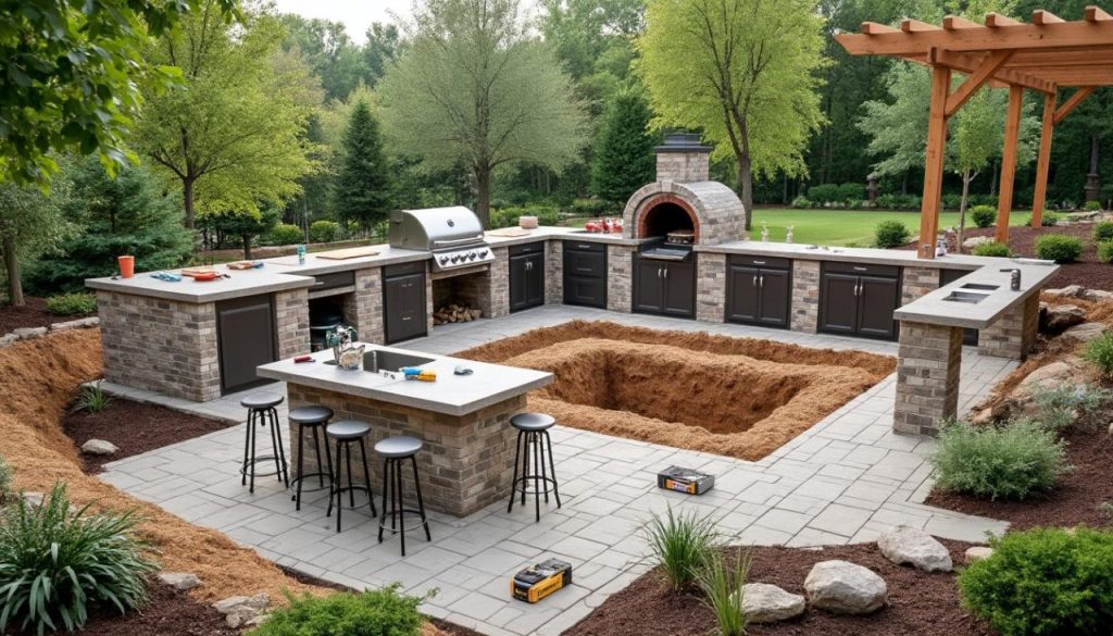 découvrez les étapes clés pour construire une cuisine extérieure fonctionnelle et esthétique. suivez nos conseils pour un aménagement réussi, du choix des matériaux à l'installation des équipements.