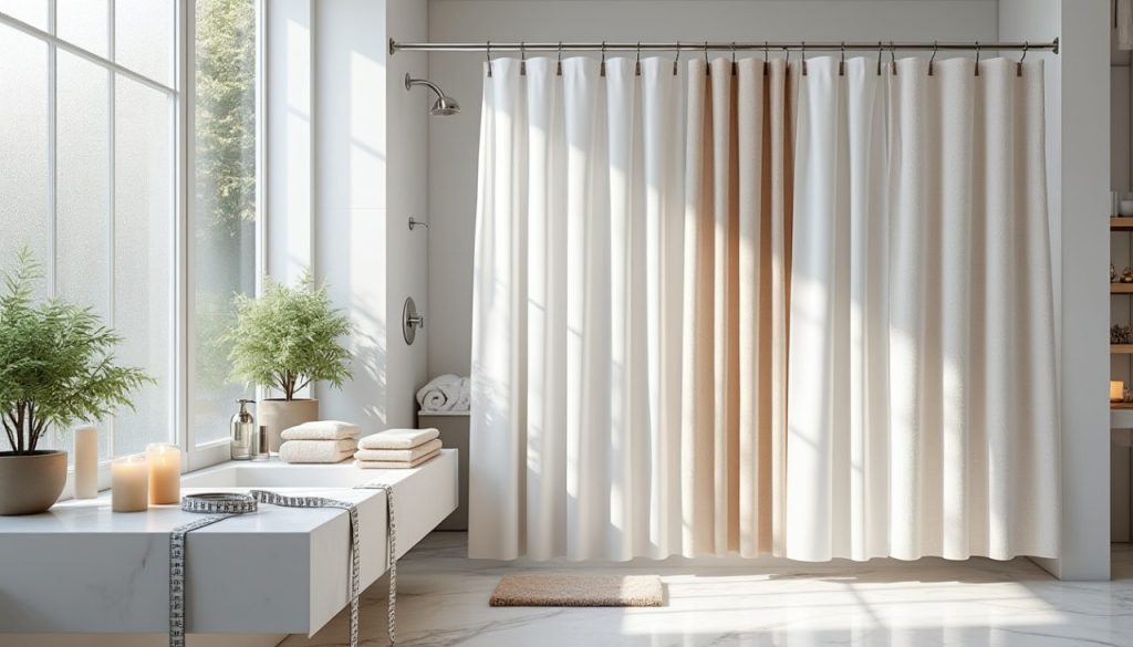 découvrez nos conseils pratiques pour choisir la taille idéale de votre rideau de douche et assurer une protection optimale contre les éclaboussures, tout en ajoutant une touche de style à votre salle de bain.