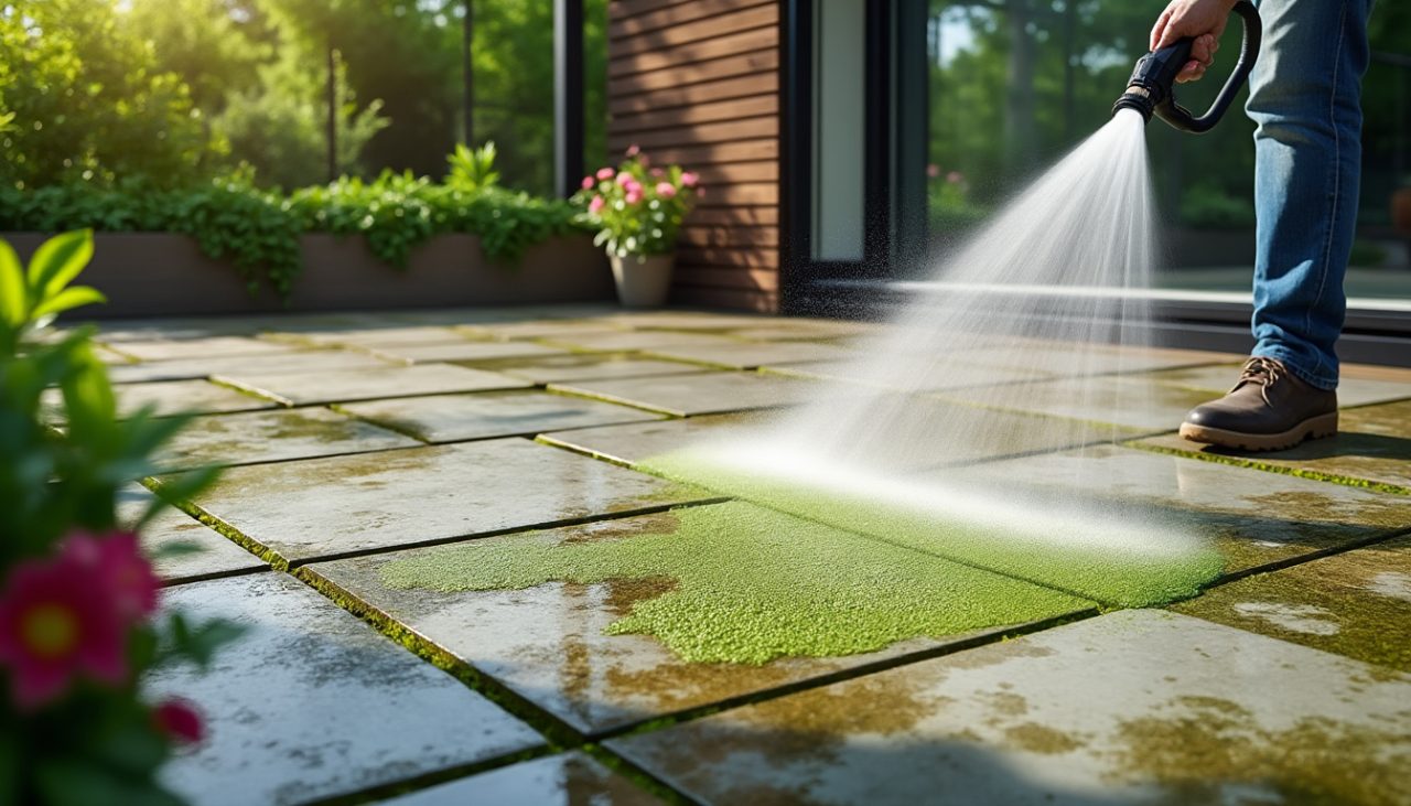 Lire la suite à propos de l’article Comment éliminer le vert des dalles en bois de votre terrasse ?