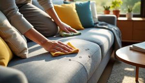 Lire la suite à propos de l’article Comment éliminer les taches en forme d’auréole sur un canapé en tissu ?