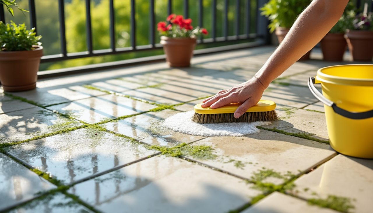 Lire la suite à propos de l’article Comment enlever le vert sur une terrasse en carrelage efficacement ?