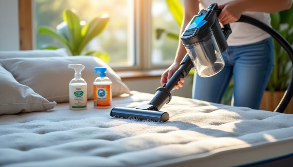 découvrez nos astuces simples et efficaces pour laver votre matelas, éliminer les taches et prolonger sa durée de vie tout en assurant une hygiène optimale.