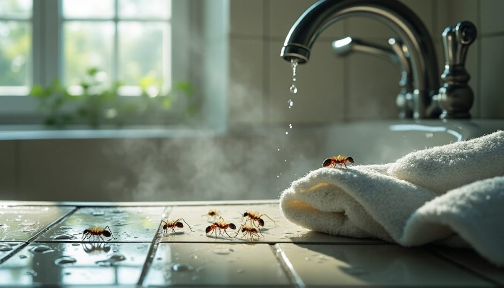 découvrez pourquoi l'humidité attire des mini insectes dans votre salle de bain et obtenez des conseils pratiques pour prévenir leur apparition et garder une pièce saine.