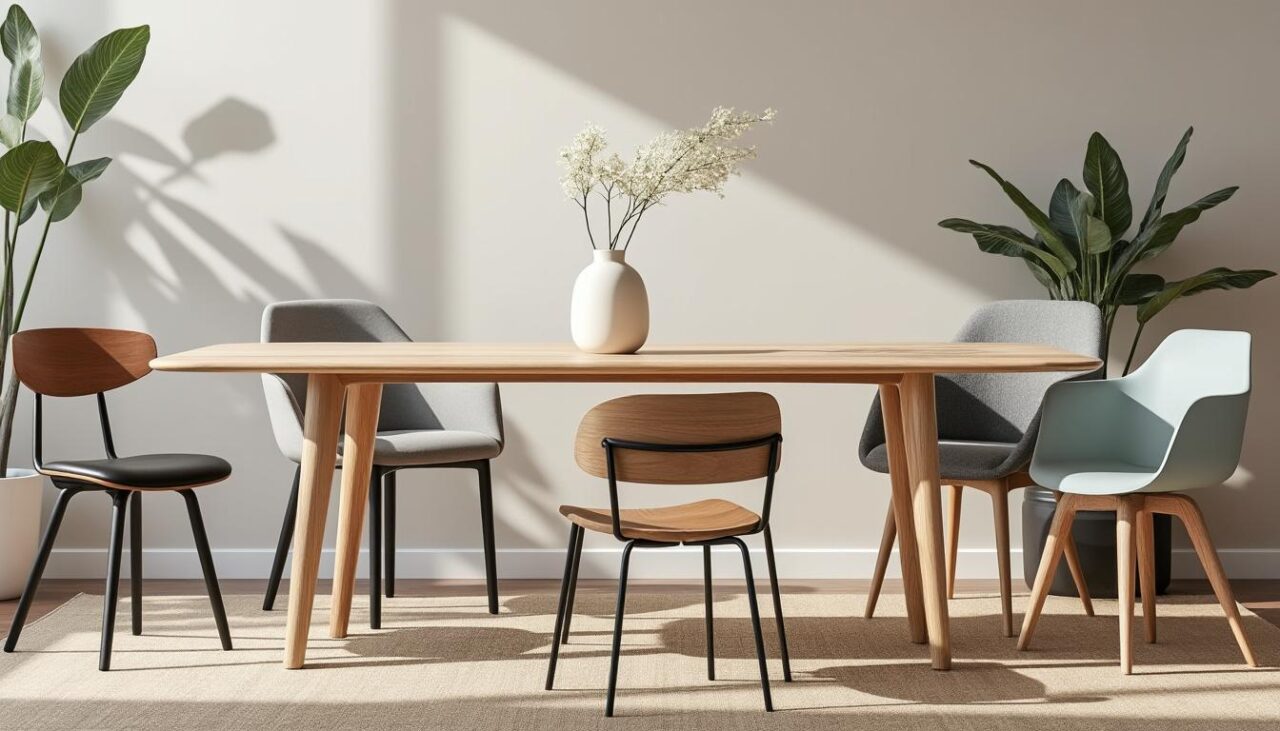 You are currently viewing Chaises dépareillées : Comment harmoniser votre table avec style