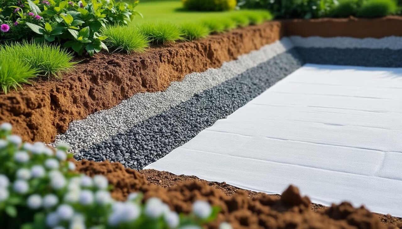 You are currently viewing Comment poser un géotextile efficacement pour améliorer le drainage du sol ?
