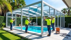 Lire la suite à propos de l’article Fabriquer un abri de piscine en polycarbonate : méthodes et astuces