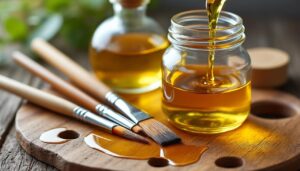 Lire la suite à propos de l’article Mélange d’huile de lin et térébenthine : utilisation et avantages