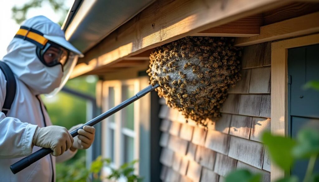 découvrez comment identifier, gérer et éliminer efficacement un nid de bourdon sous toiture pour assurer la sécurité de votre maison et éviter les nuisances.