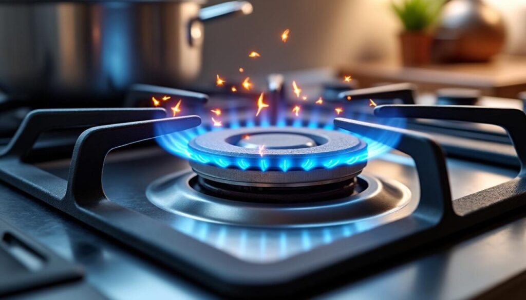 découvrez les raisons pour lesquelles l'étincelle de votre plaque de gaz reste active en continu et comment résoudre ce problème pour un usage sécurisé et efficace.