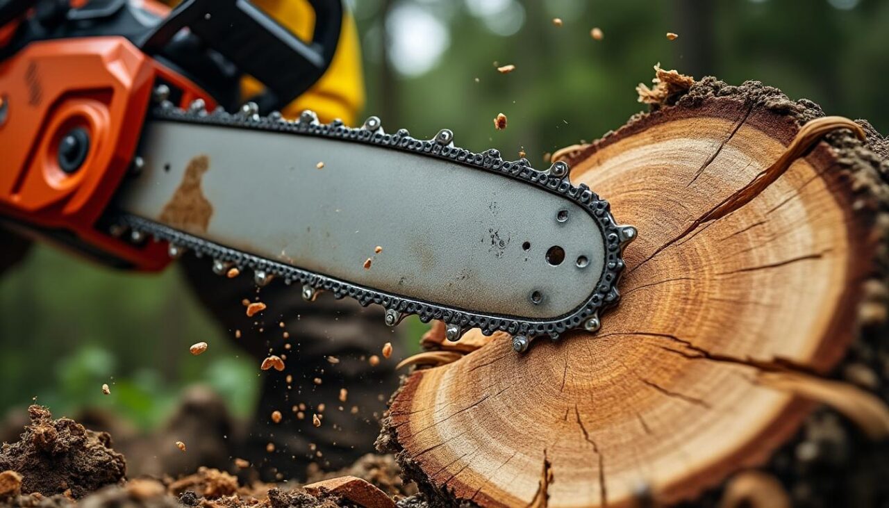 You are currently viewing Pourquoi ma tronçonneuse coupe de travers : Causes et solutions