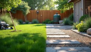 Lire la suite à propos de l’article Remplacer le gazon par du gravier : Avantages et étapes à suivre pour un espace extérieur durable