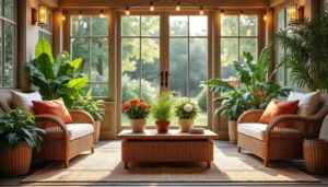 Lire la suite à propos de l’article Aménager une petite véranda cosy : idées et astuces pour un espace chaleureux