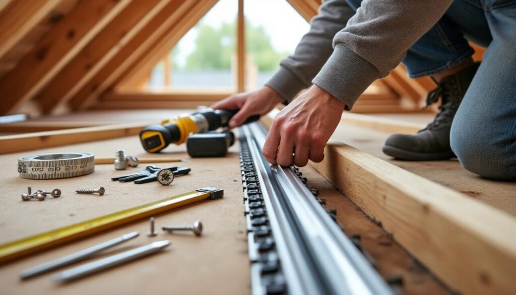 découvrez nos conseils pratiques pour poser un rail et un montant pour placo sous rampant efficacement, afin d'assurer une installation solide et durable.