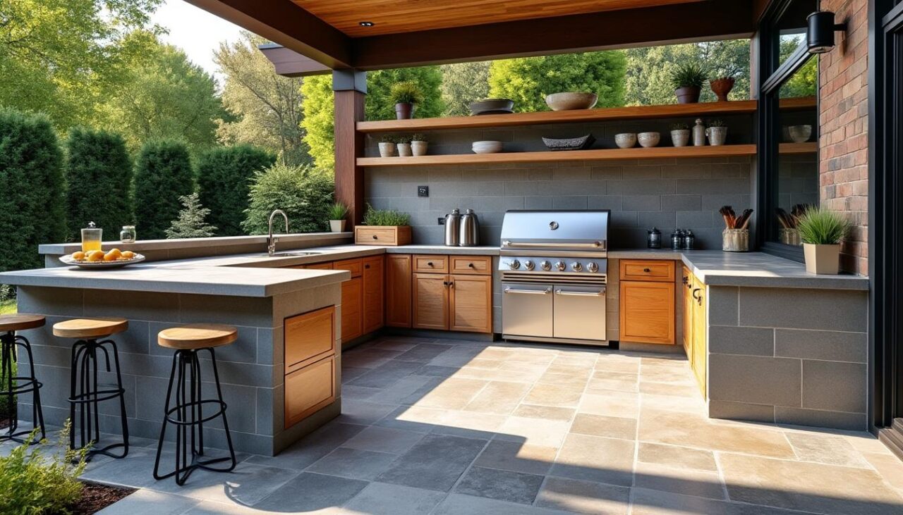 You are currently viewing Cuisine extérieure en parpaing : Techniques et matériaux pour une réalisation durable