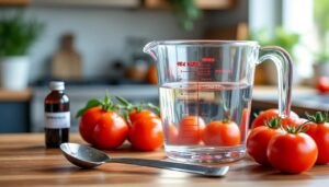 découvrez comment doser parfaitement la bouillie bordelaise pour 5 litres d'eau afin de protéger efficacement vos plants de tomates contre les maladies.