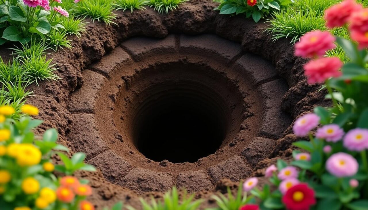 You are currently viewing Trou dans le jardin : comprendre l’absence de monticule