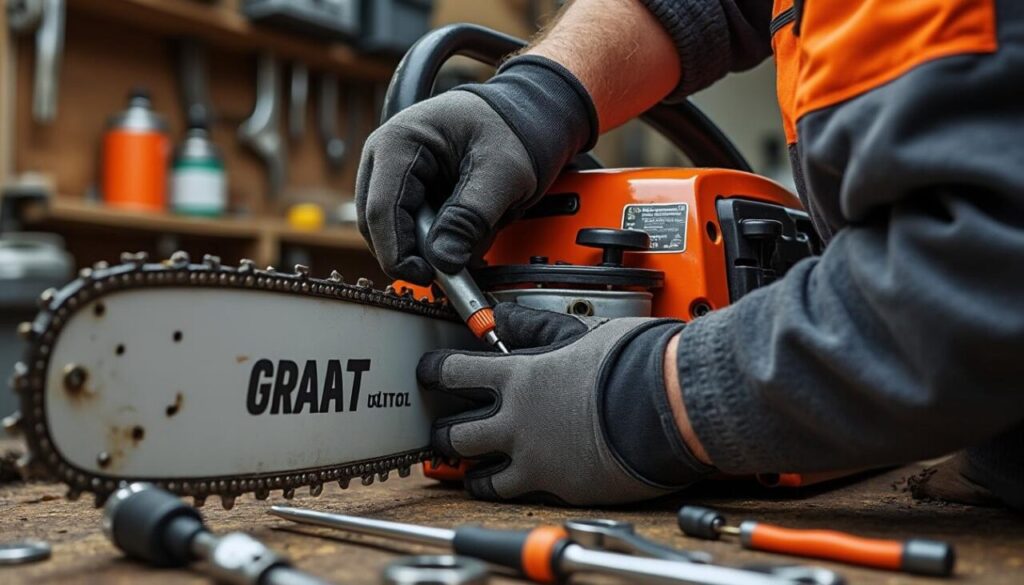 apprenez à régler le carburateur de votre tronçonneuse en ajustant les vis h et l pour garantir une performance optimale et une utilisation efficace.