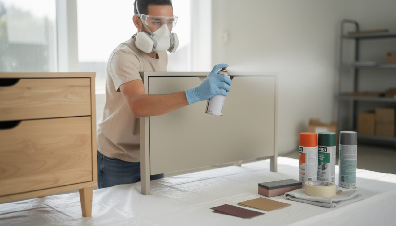 Lire la suite à propos de l’article Peindre un meuble Ikea à la bombe : astuces pour un résultat efficace