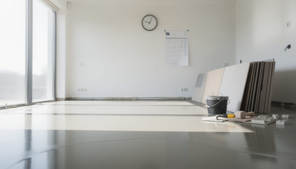 découvrez combien de temps patienter avant de poser du carrelage sur une chape liquide pour assurer une pose durable et un résultat impeccable.