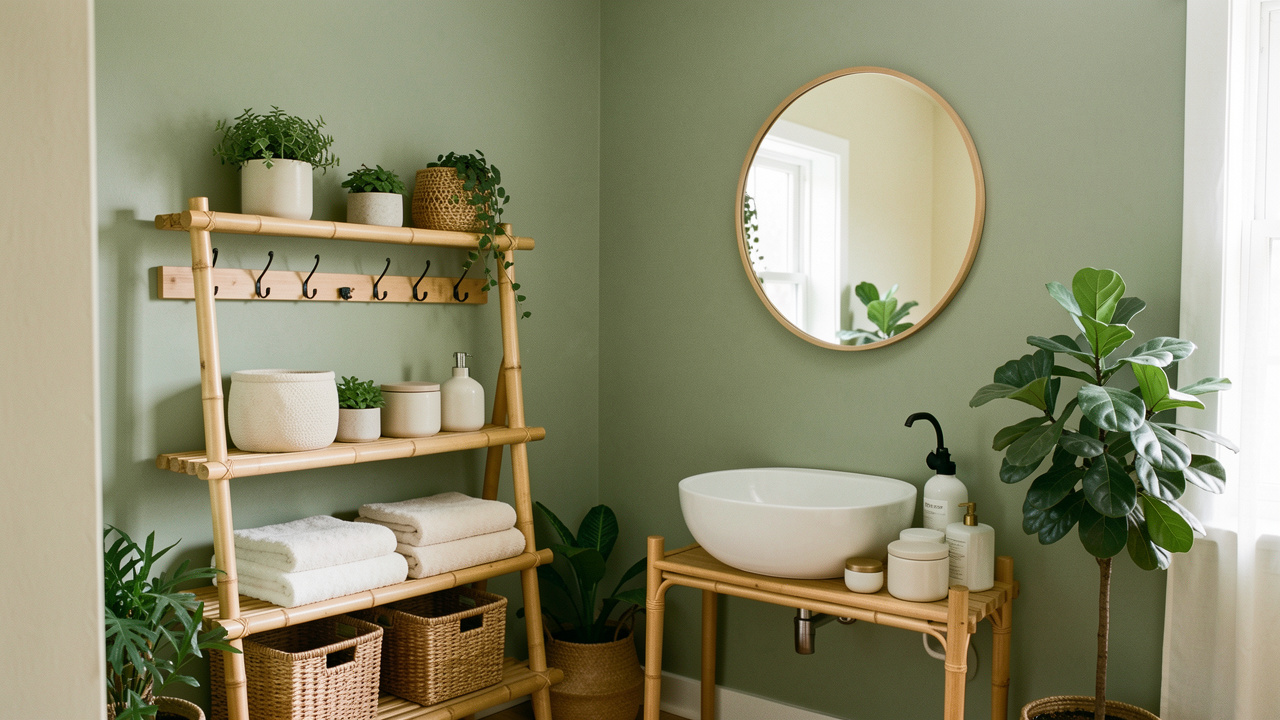 Lire la suite à propos de l’article Décorer une salle de bain en location sans percer : couleurs et accessoires